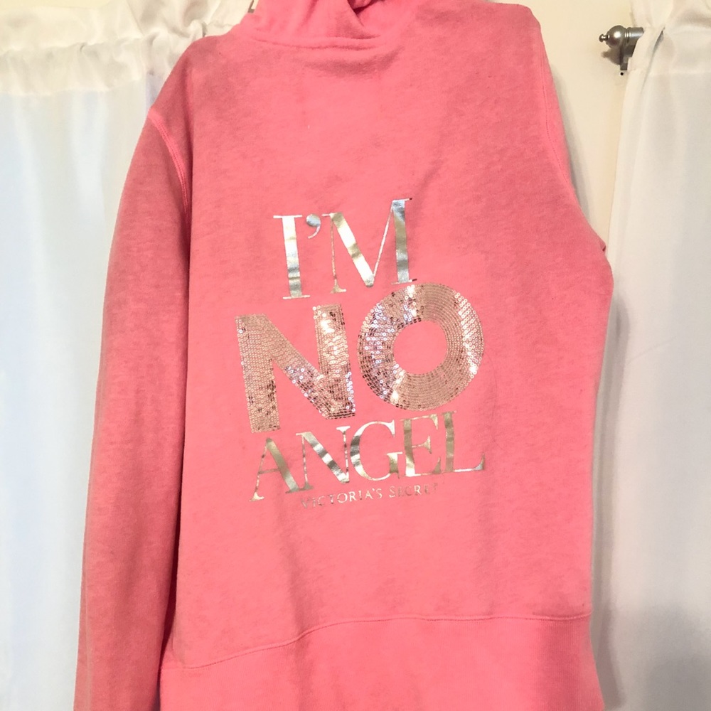 Bubblegum Pink Victoria’s Secret Hooded Jacket